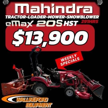 MAHINDRA EMAX 20S HST W/MOWER AND SNOWBLOWER