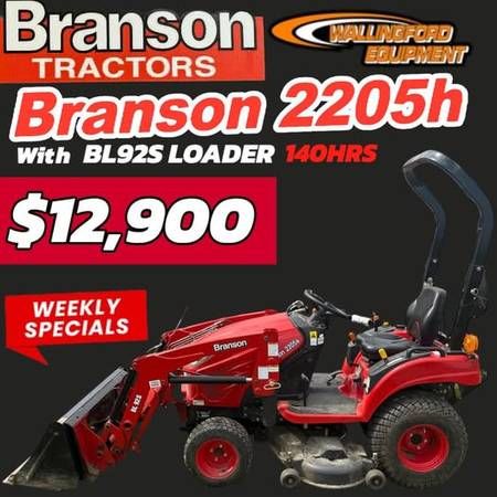 BRANSON 2205H WITH BL92S LOADER